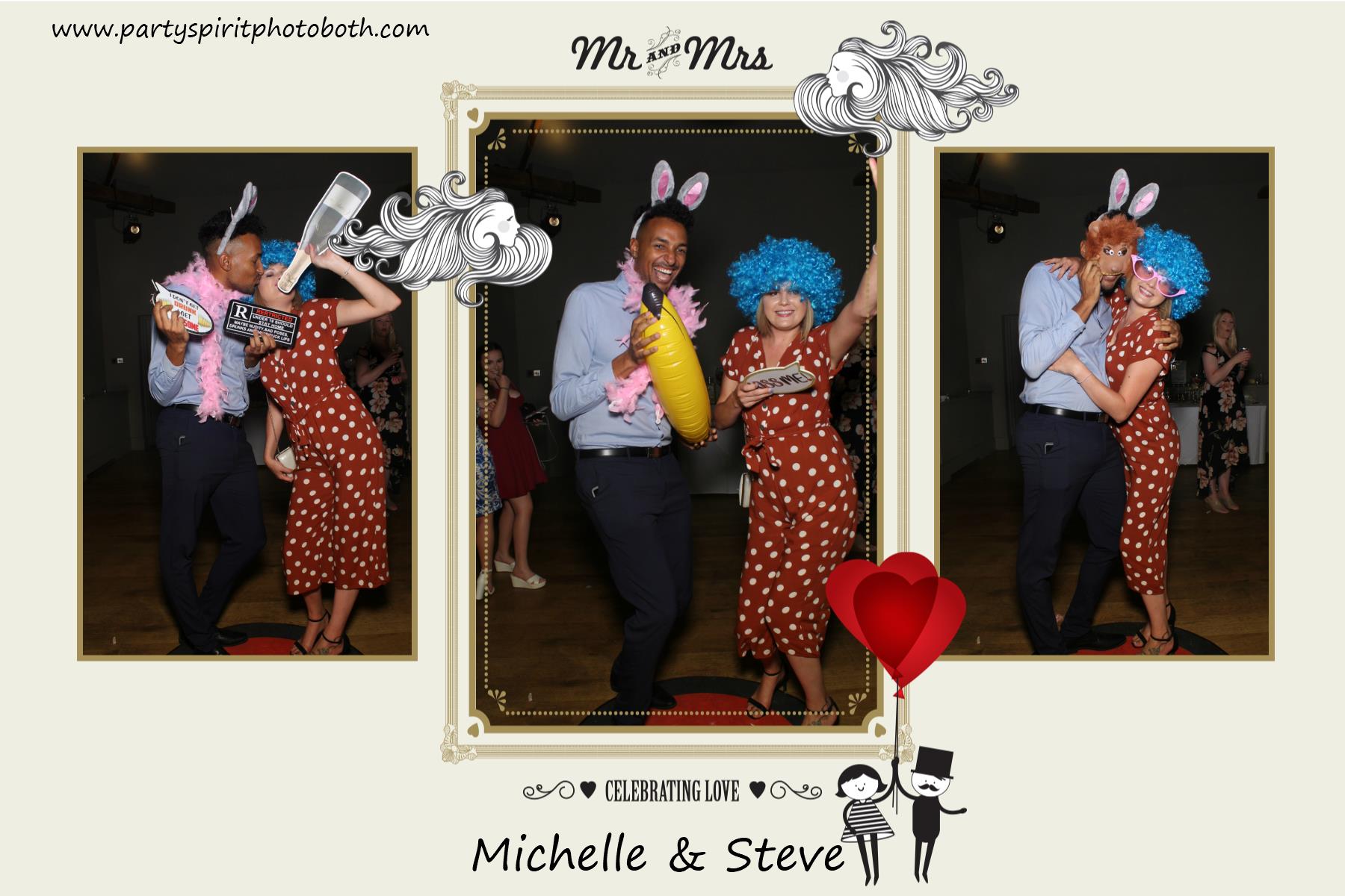 Michelle & Steve Wedding | View more photos from the event at gallery.partyspiritphotobooth.com/u/PartySpiritPhotoBooth/Michelle-Steve-Wedding